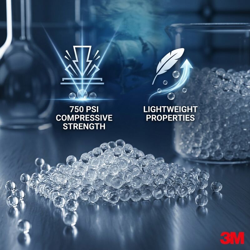 Holle Glasbubbeltjes met Bulkdichtheid 0,15 tot 0,60 G/cm³, Vochtgehalte < 0,5% en Hoge Chemische Bestendigheid